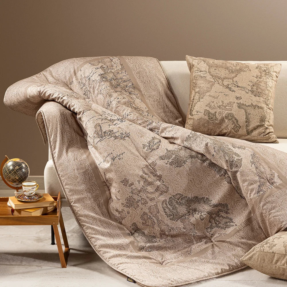 Plaid in Raso di Cotone Geo Country 1A CLASSE - CALEFFI