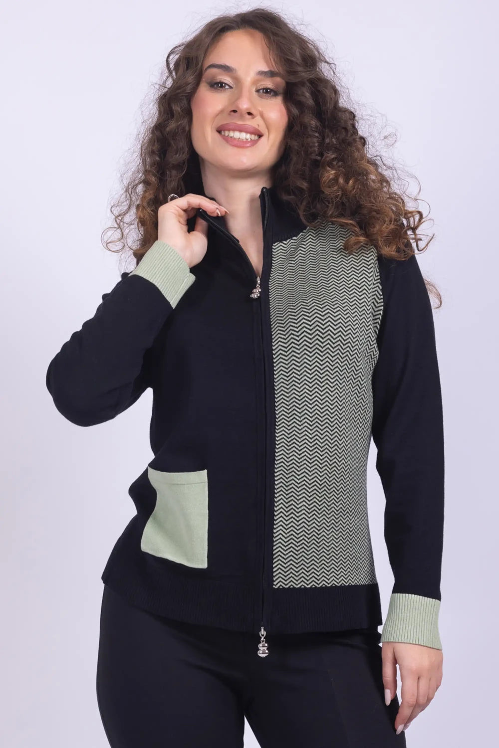 CARDIGAN ZIP - MARA CAROL