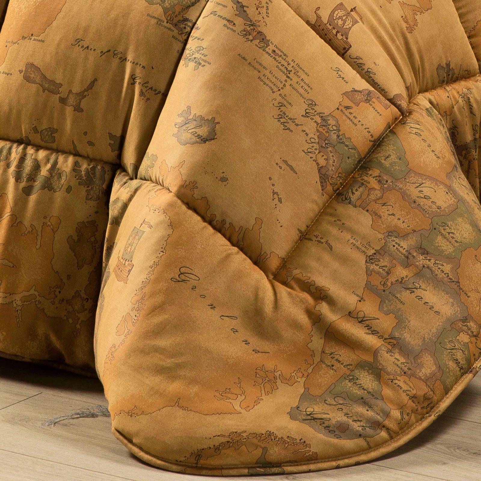 Trapunta In Raso Di Cotone Geo Classic - CALEFFI