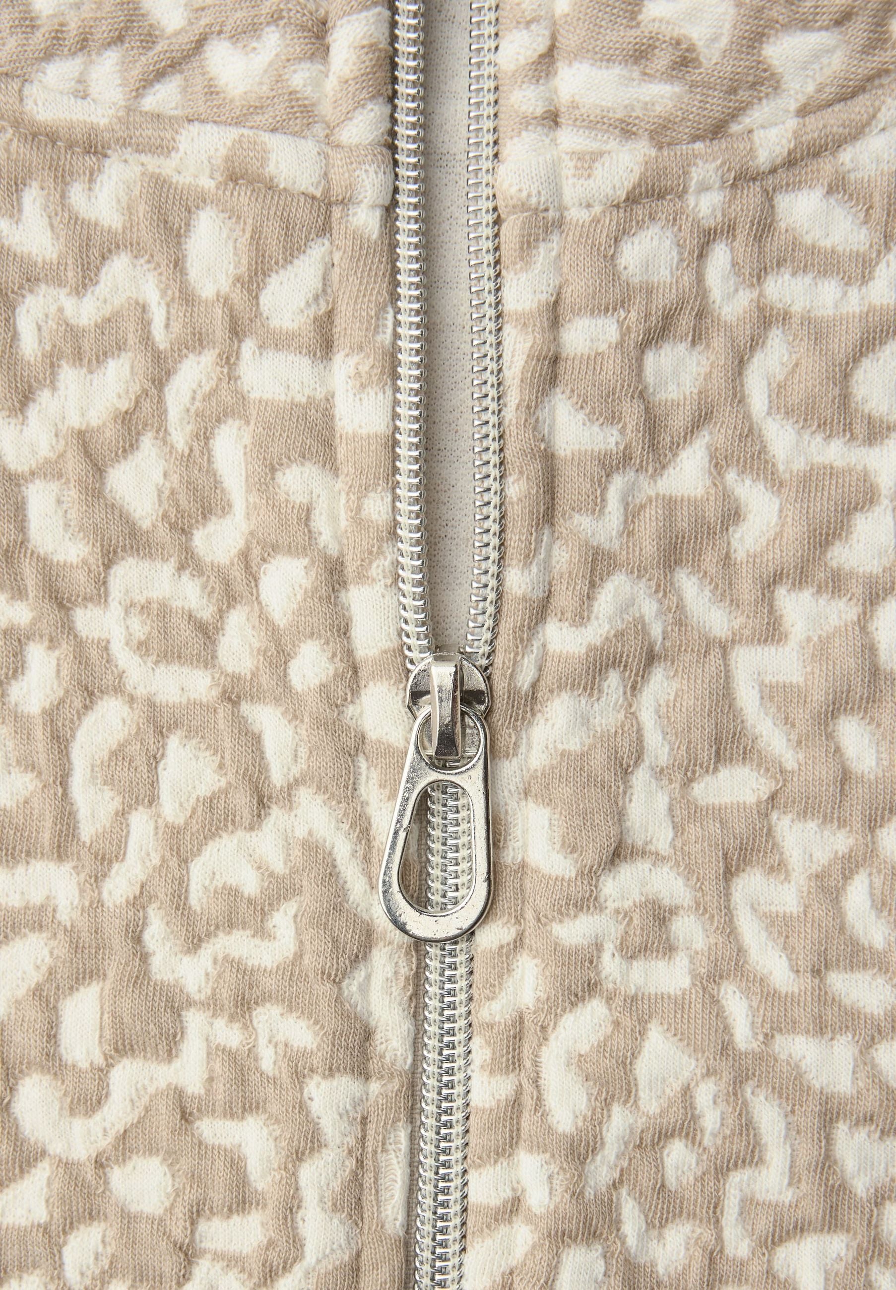 Felpa garzata con zip - STREET ONE