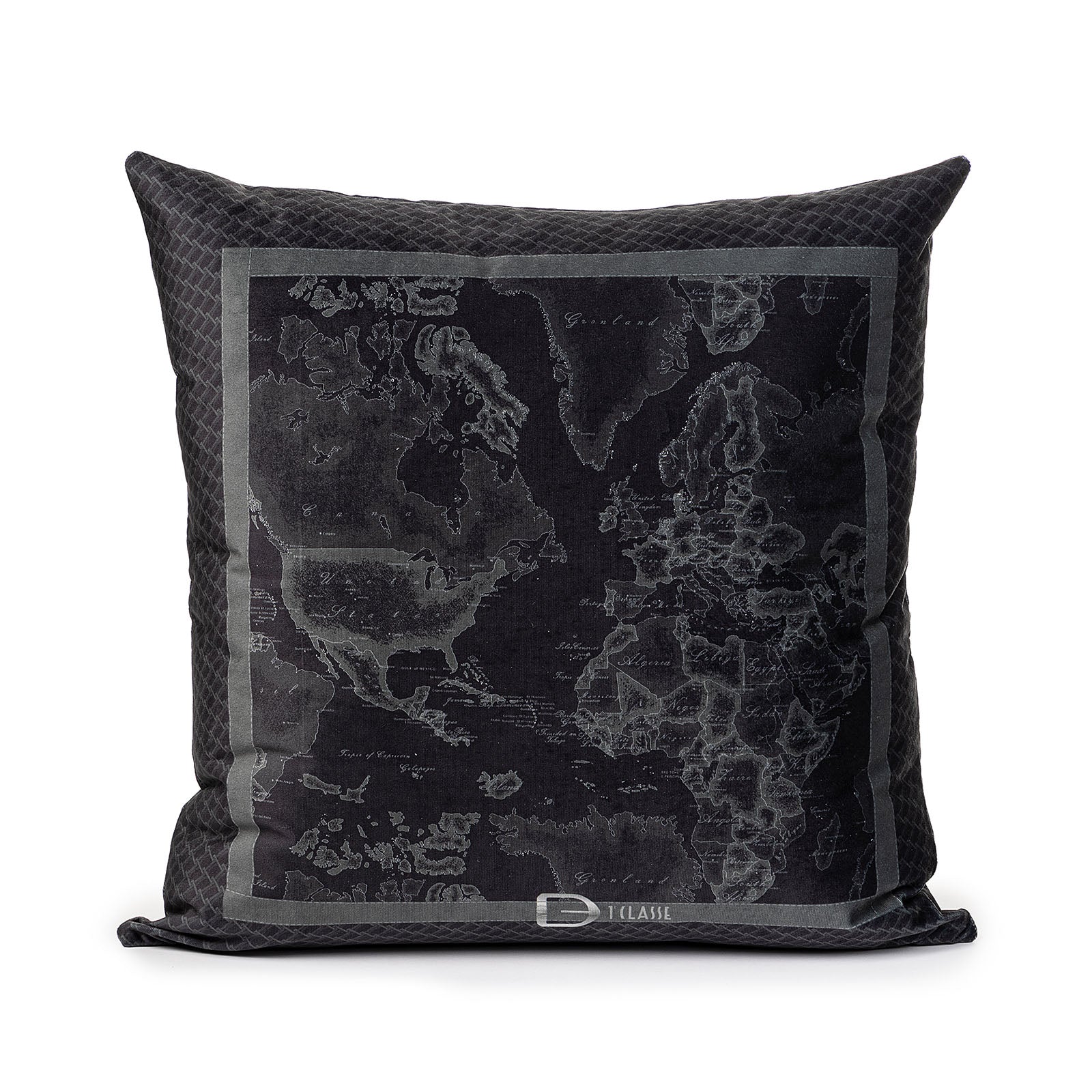CUSCINO D'ARREDO IN VELLUTO GEO NIGHT 1A CLASSE - CALEFFI