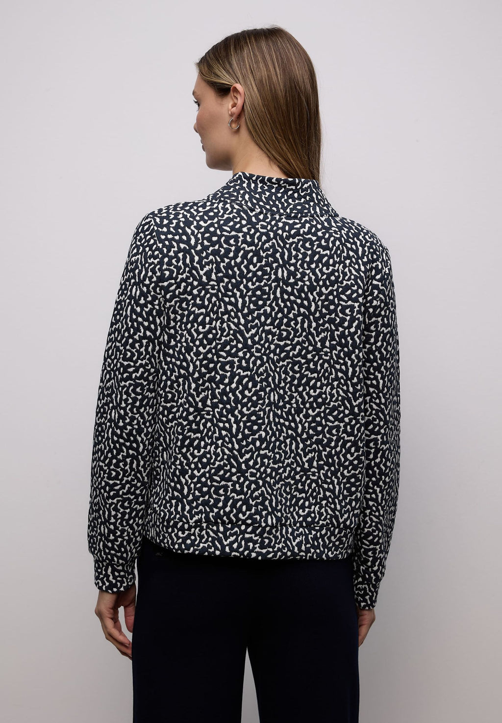 Felpa garzata con zip - STREET ONE