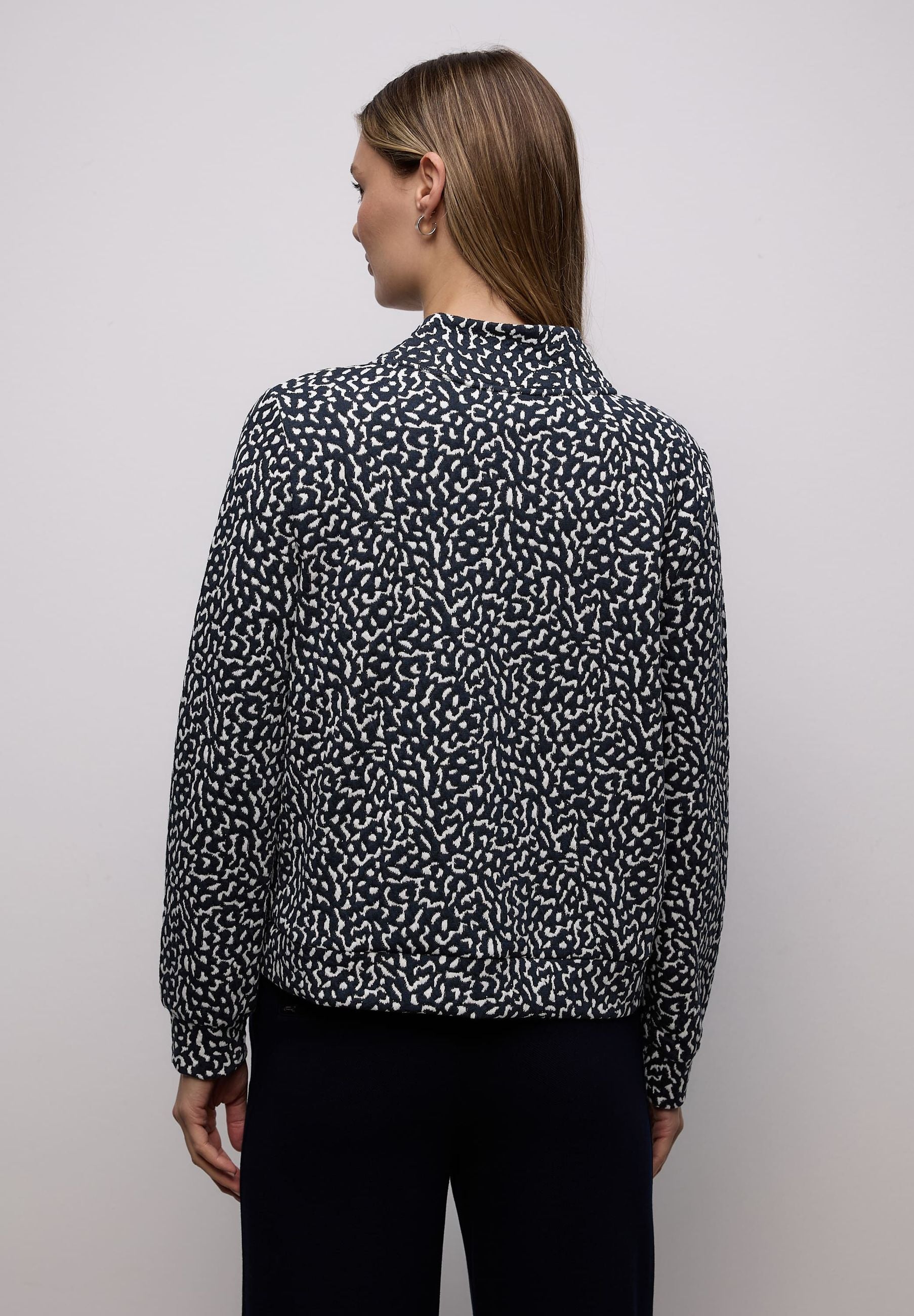 Felpa garzata con zip - STREET ONE