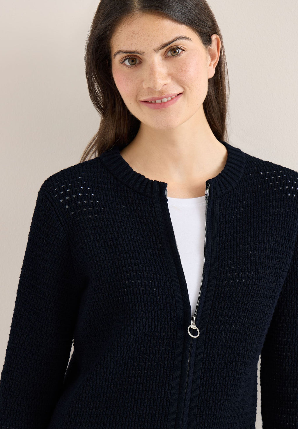 CARDIGAN CON ZIP - CECIL