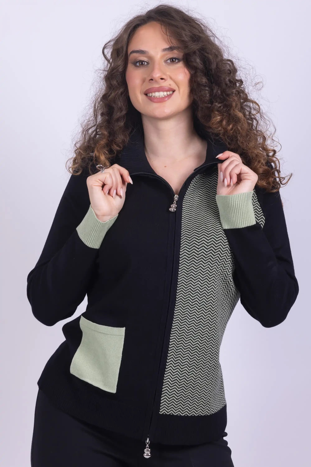 CARDIGAN ZIP - MARA CAROL