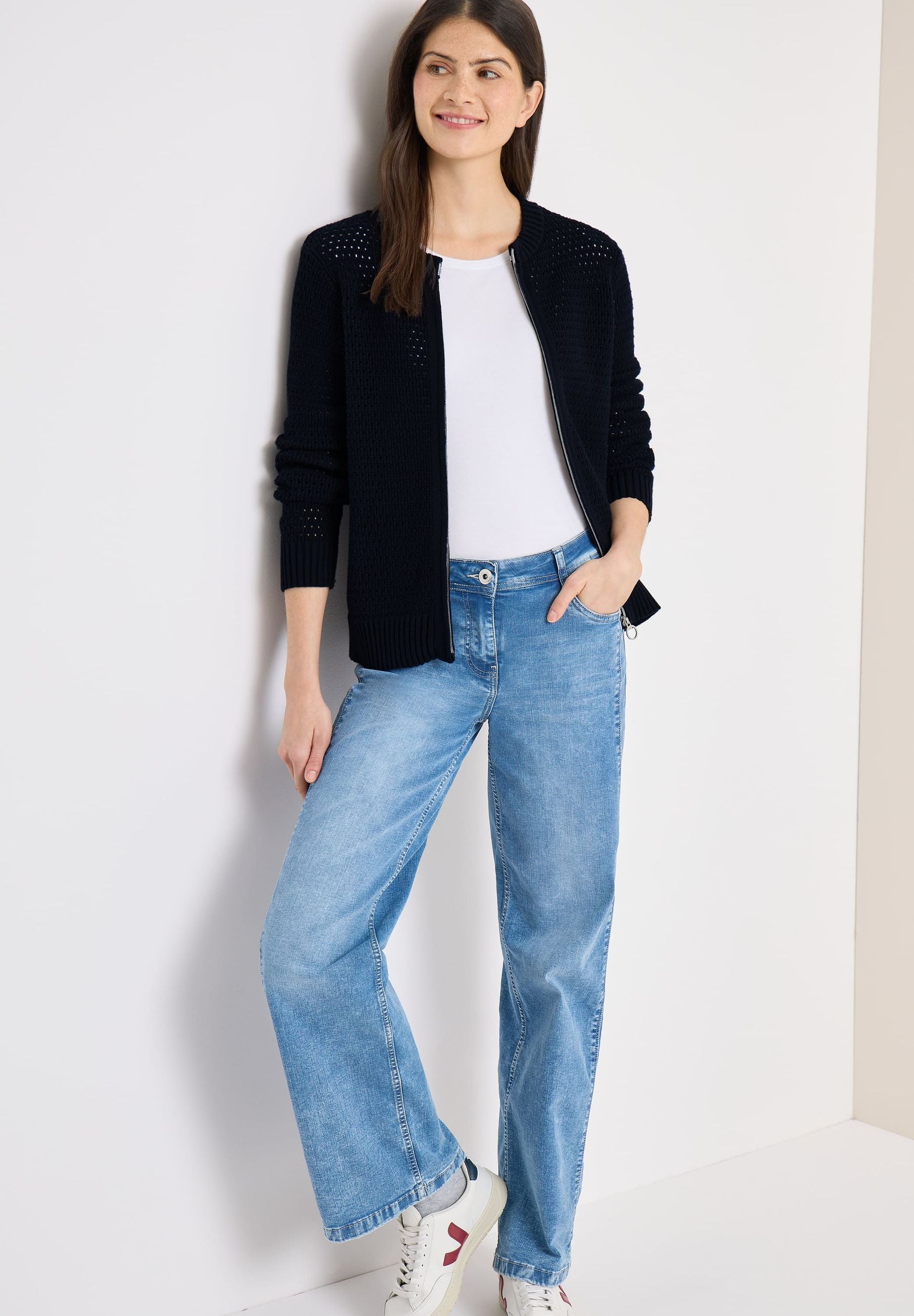 CARDIGAN CON ZIP - CECIL