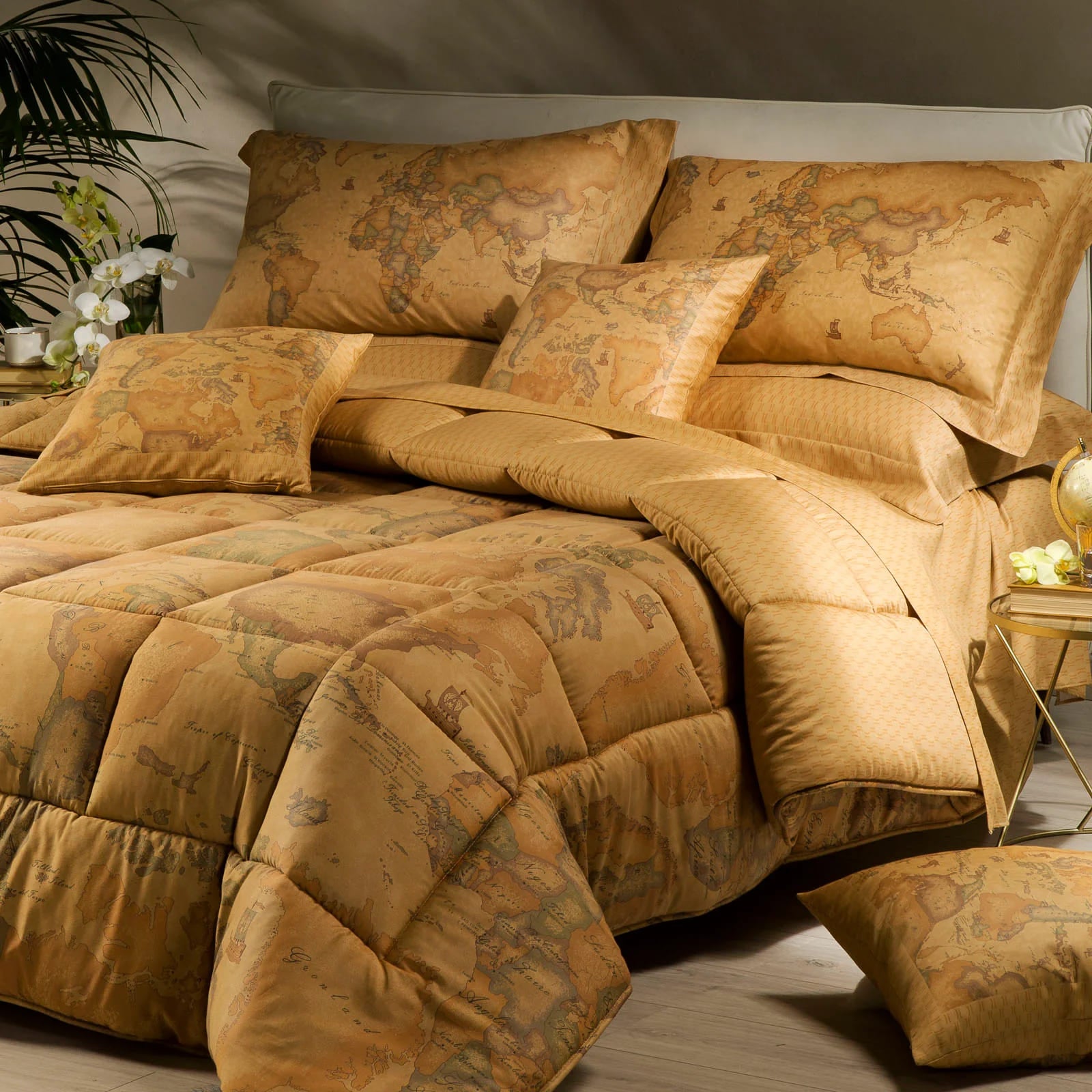 Trapunta In Raso Di Cotone Geo Classic - CALEFFI