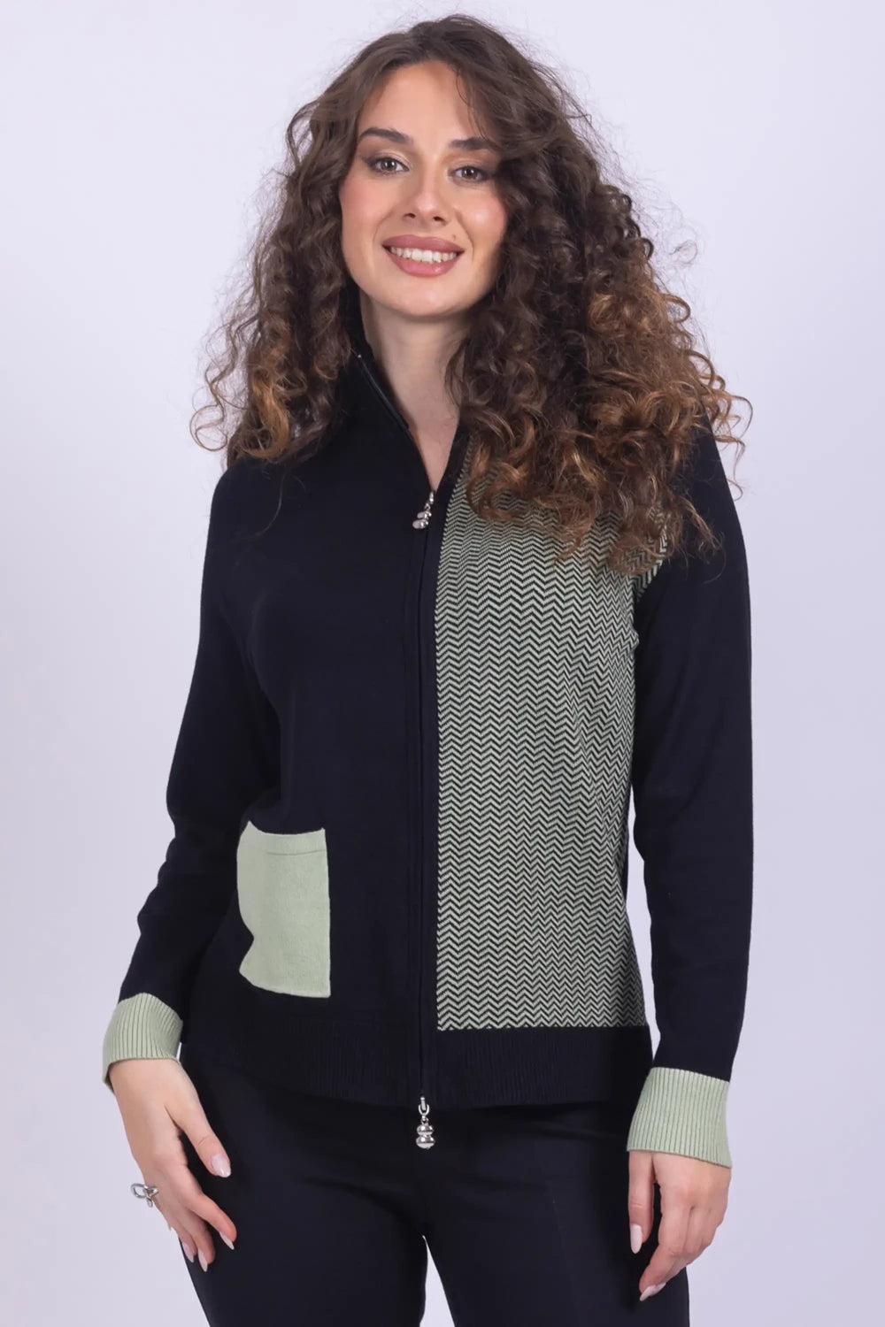 CARDIGAN ZIP - MARA CAROL