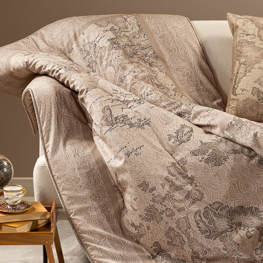 Plaid in Raso di Cotone Geo Country 1A CLASSE - CALEFFI