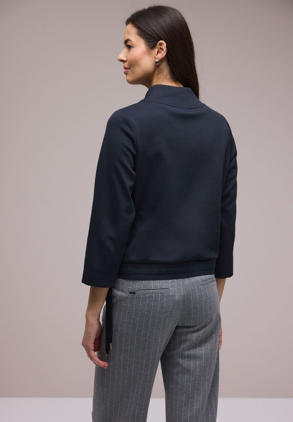 Felpa garzata con zip - STREET ONE