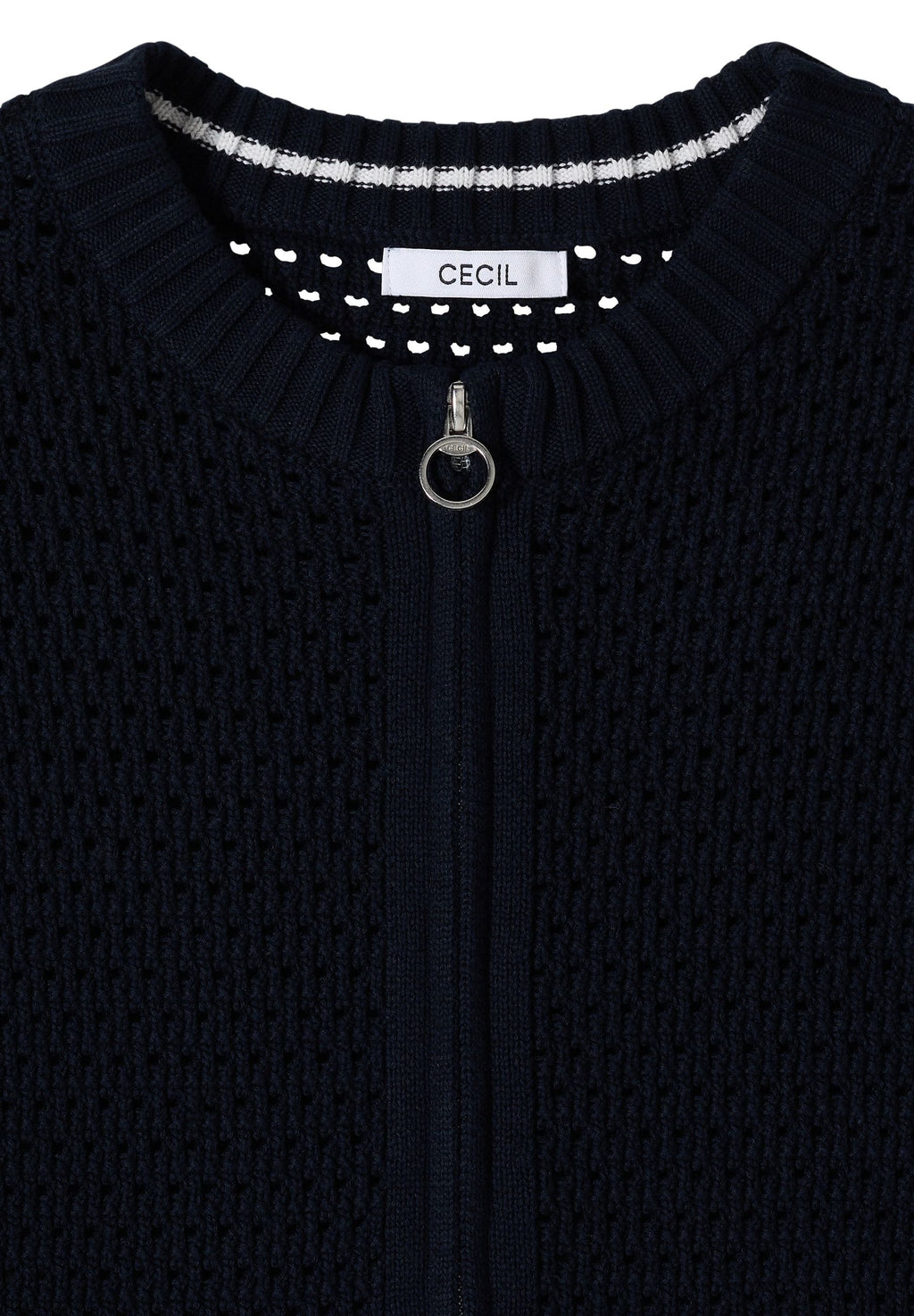 CARDIGAN CON ZIP - CECIL