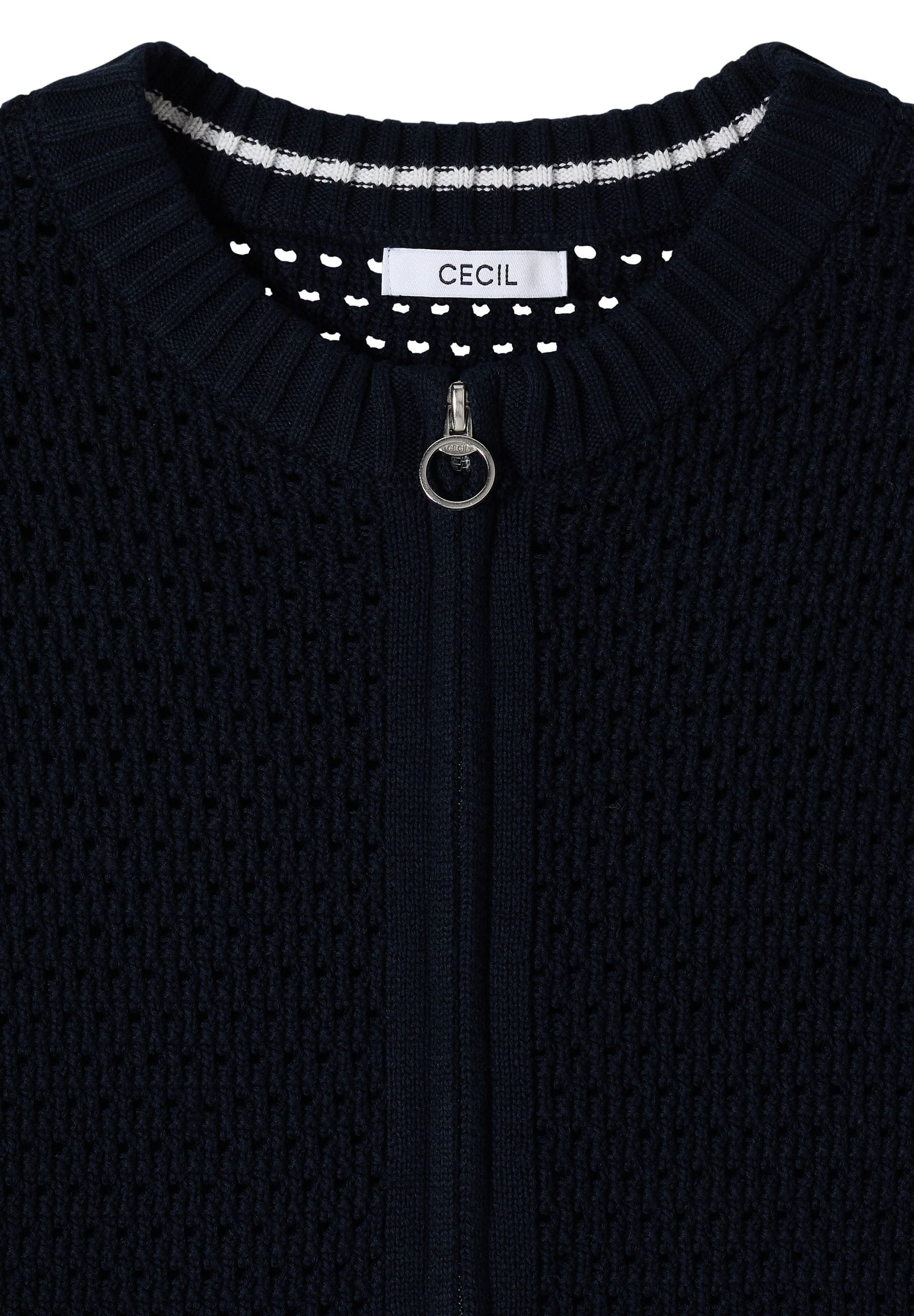 CARDIGAN CON ZIP - CECIL
