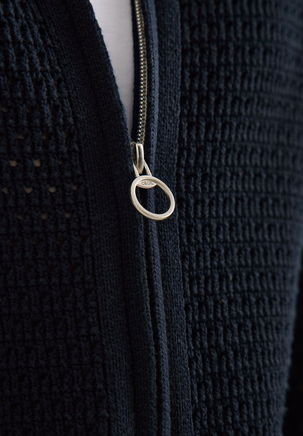 CARDIGAN CON ZIP - CECIL