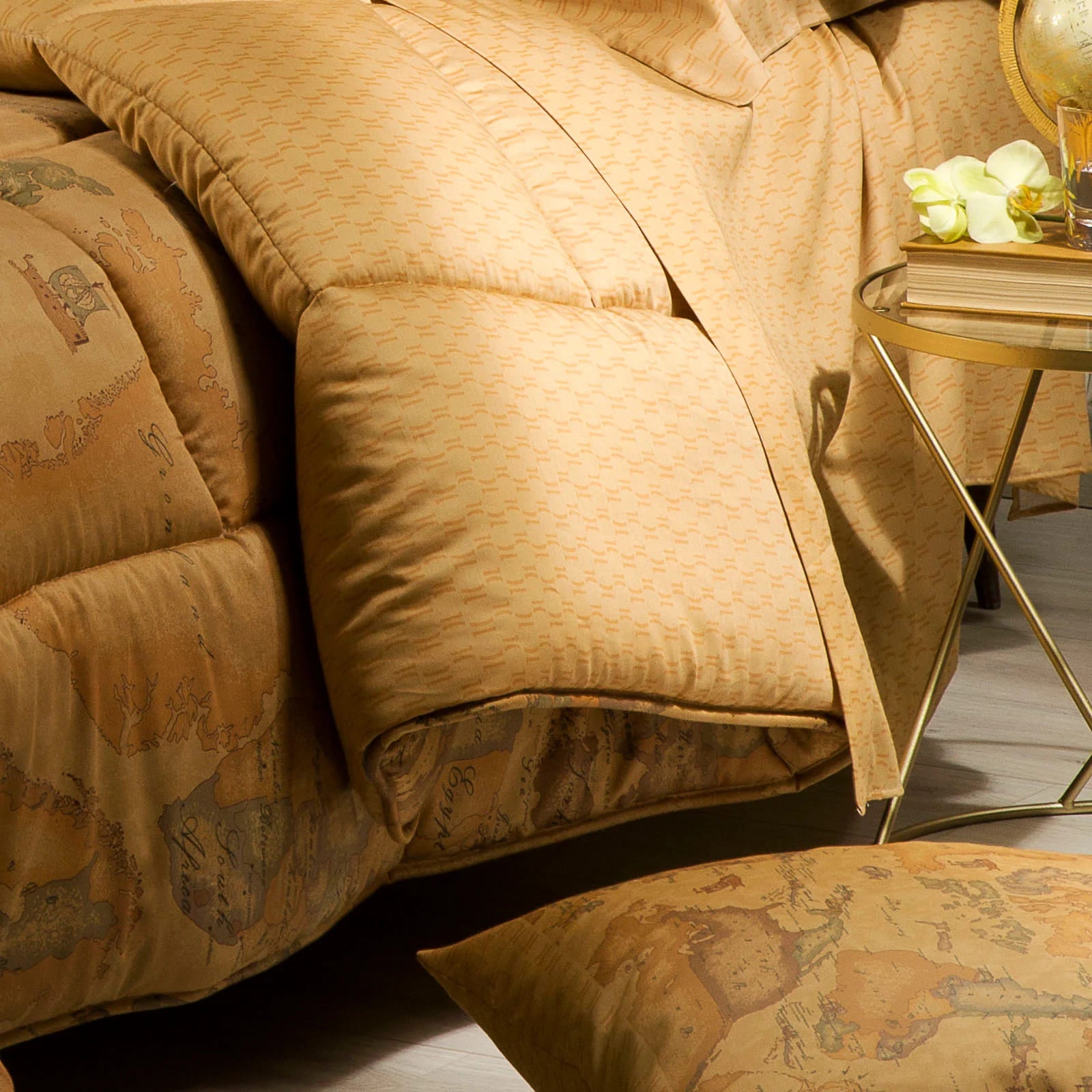 Trapunta In Raso Di Cotone Geo Classic - CALEFFI