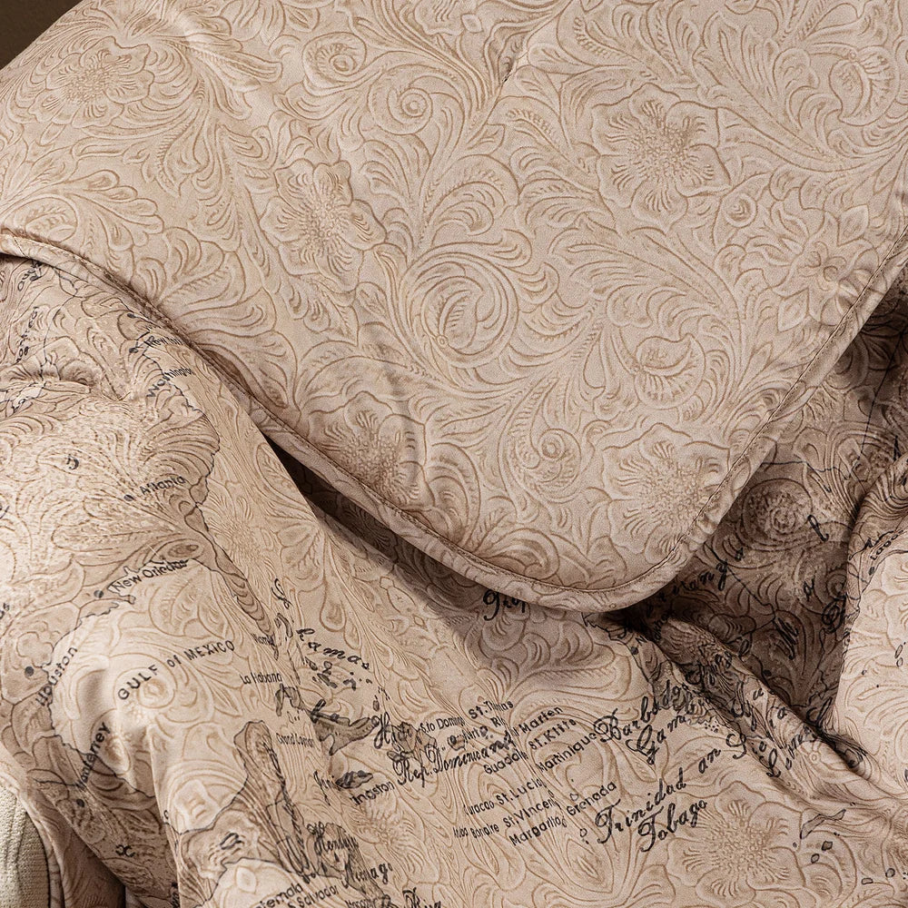 Plaid in Raso di Cotone Geo Country 1A CLASSE - CALEFFI