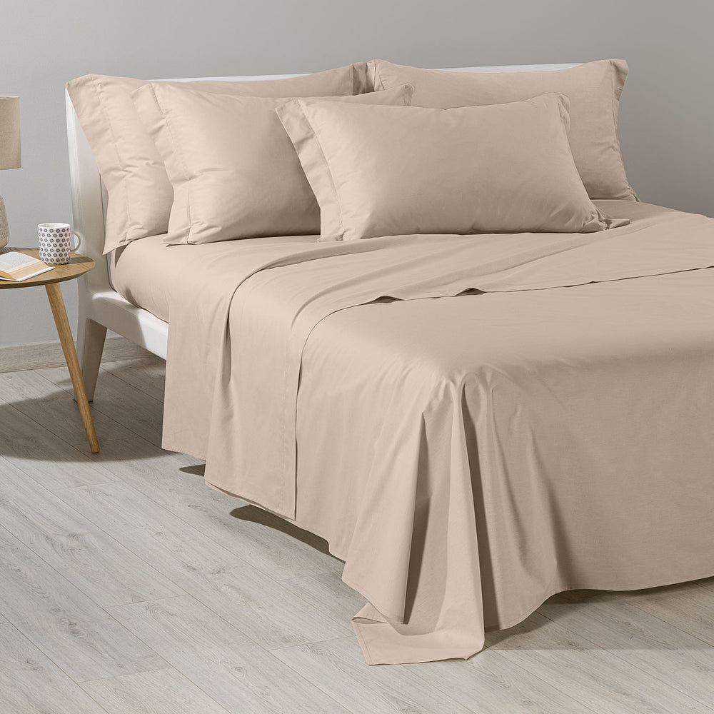 COMPLETO LENZUOLA IN COTONE TINTA UNITA COLOR  - CALEFFI