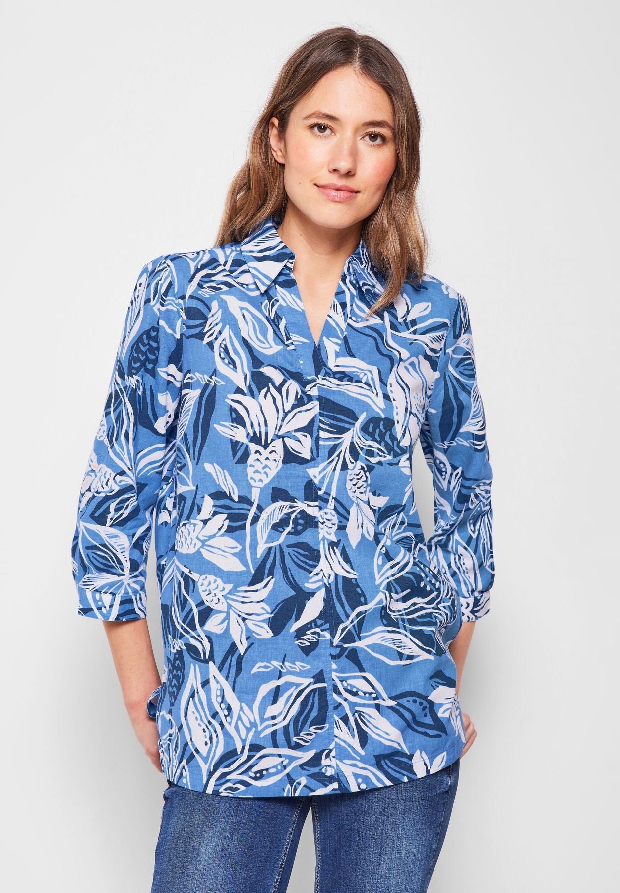 BLUSA IN LINO - CECIL