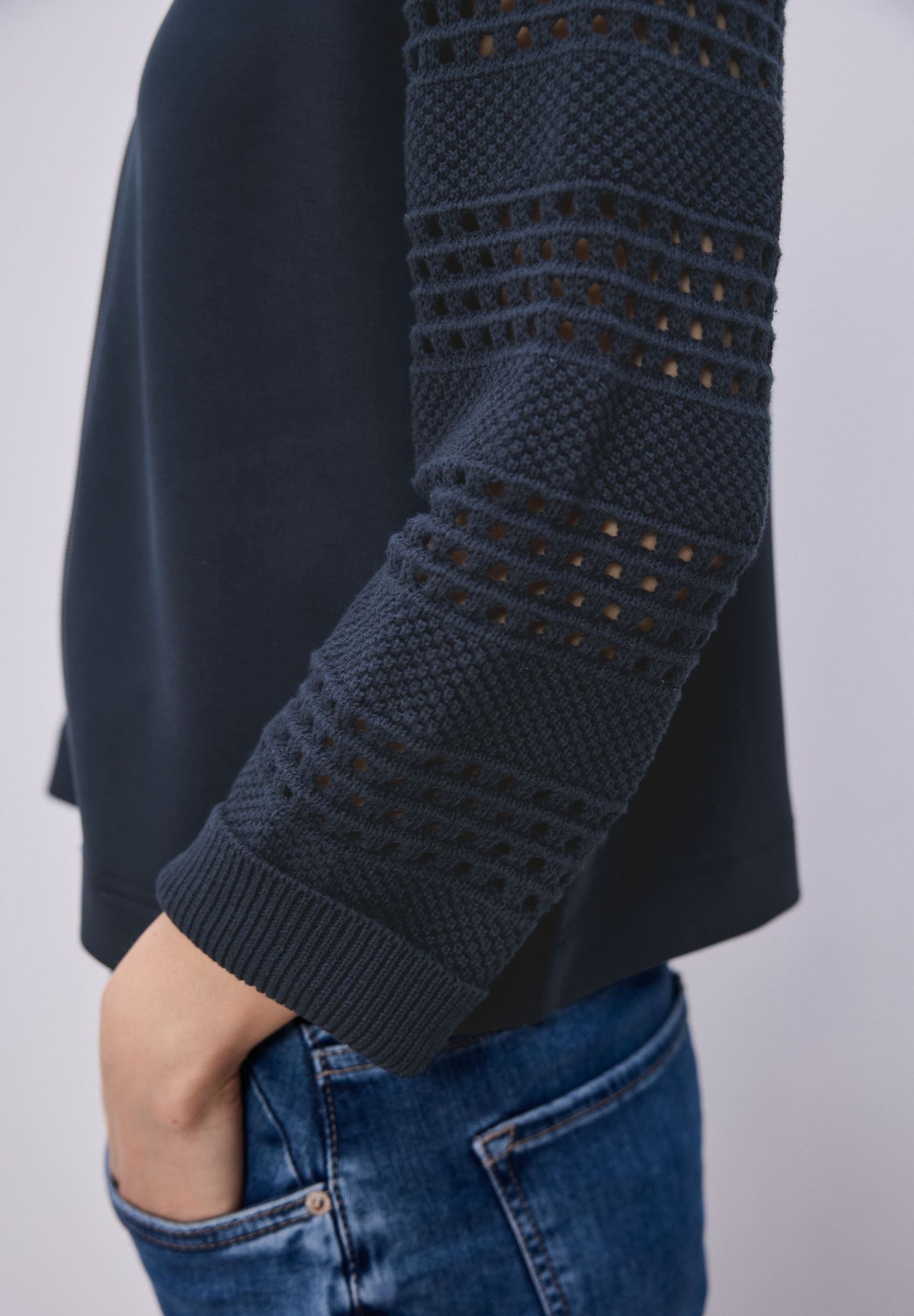 Felpa con zip - STREET ONE