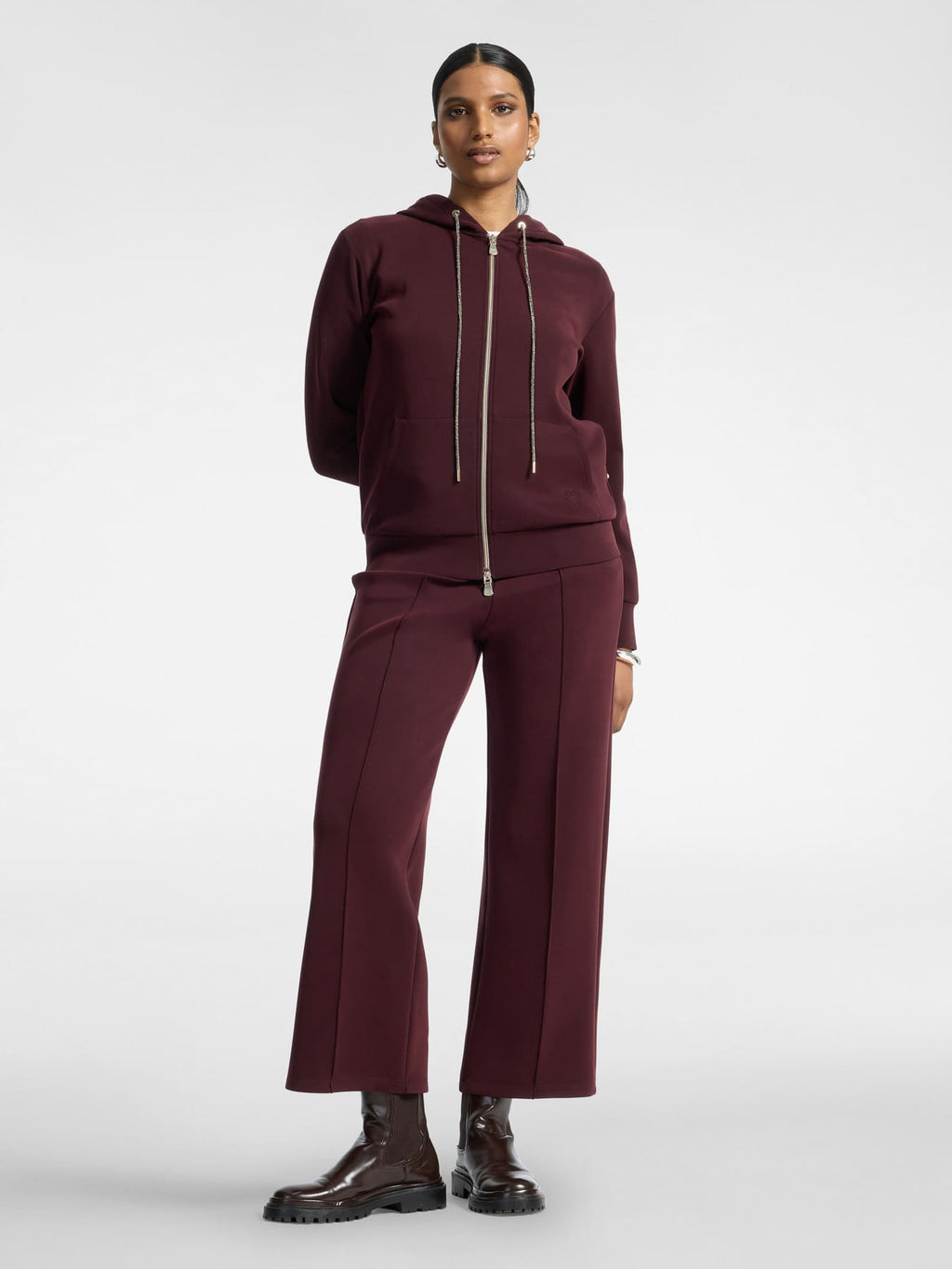 Felpa con zip  - ELENA MIRO'